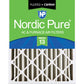 16x25x4 Furnace Filter Merv 13 Plus Carbon For Odor Reduction Nordic Pure