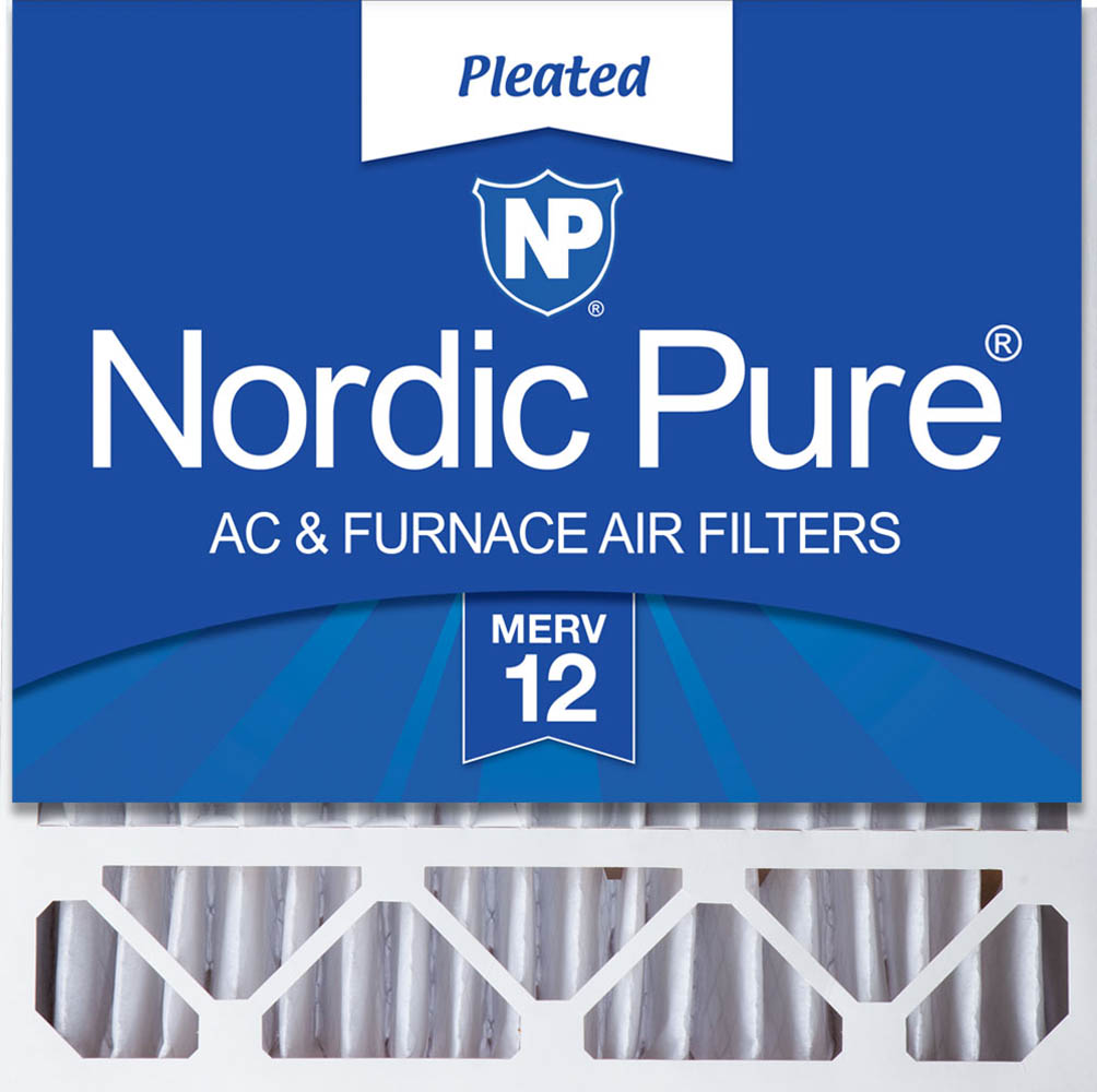 20x20x5 Air Filter Merv 12 Nordic Pure